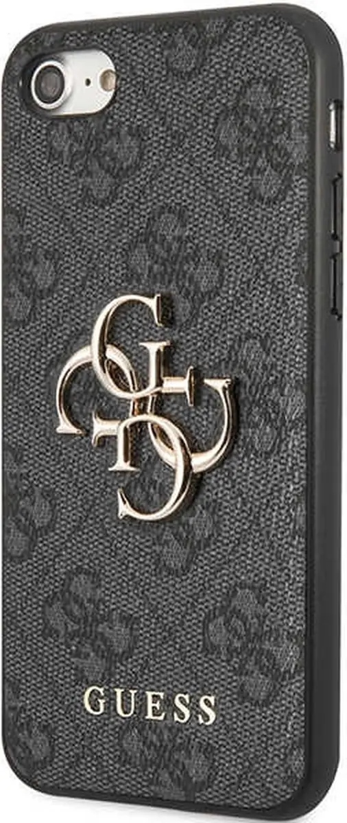 Guess 4G Metal Logo Hoesje - iPhone 7/8/SE - Grijs - afbeelding 6 van 6