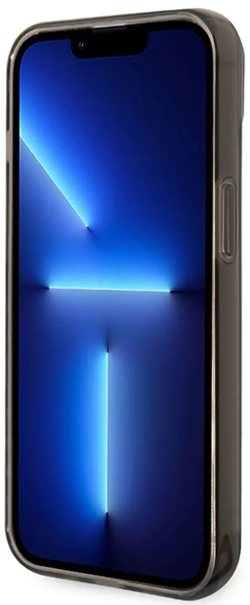 GUESS Translucent Hoes iPhone 14 Plus - Zwart