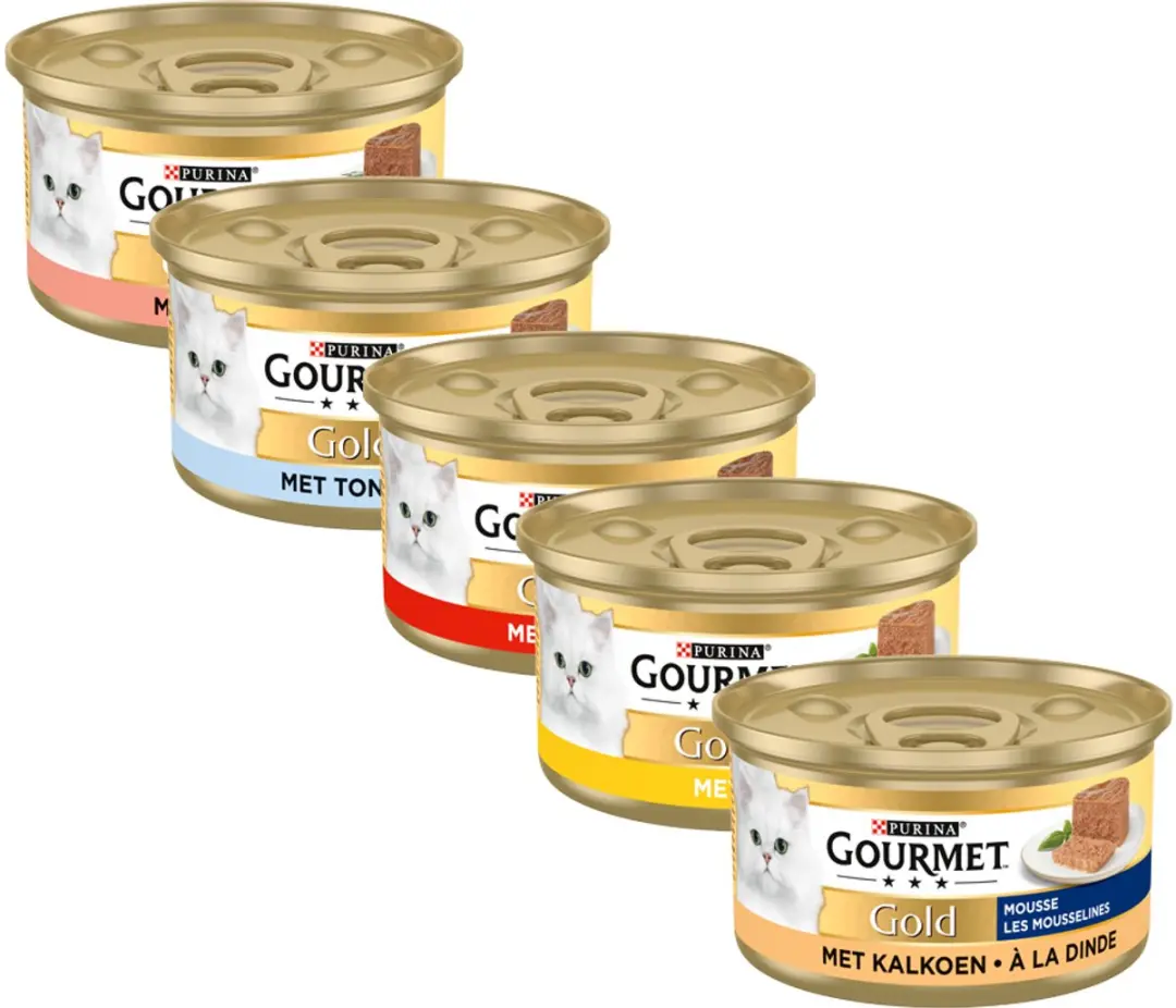 Gourmet Gold Mousse Zalm 48x85g