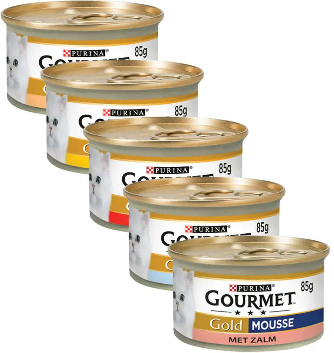 Gourmet Gold Mousse Zalm 48x85g