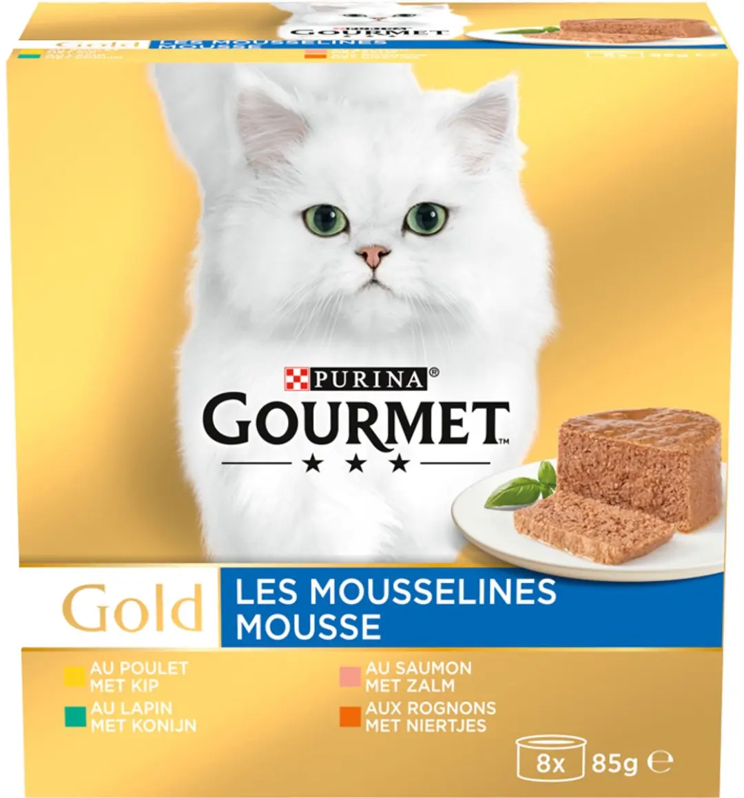 Gourmet Gold Mousse Zalm 48x85g