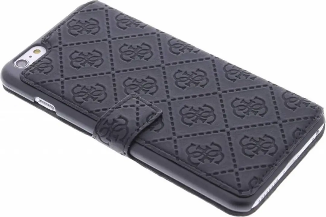 GUESS iPhone 6 Plus Scarlett Folio Hoesje - Zwart
