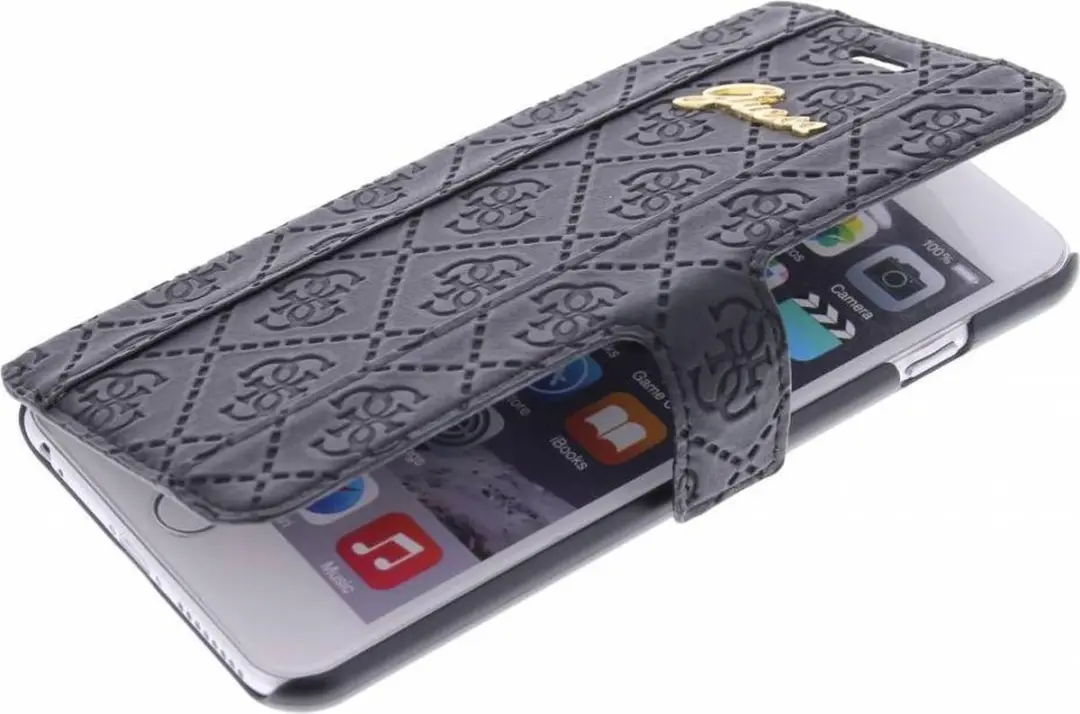 GUESS iPhone 6 Plus Scarlett Folio Hoesje - Zwart - afbeelding 6 van 6