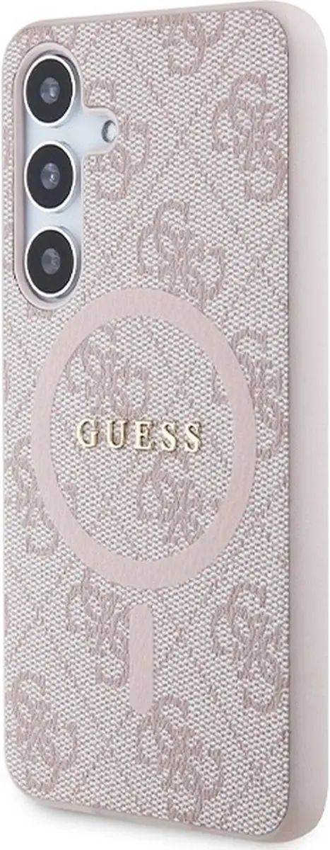 Guess 4G Back Case MagSafe S24 - Roze
