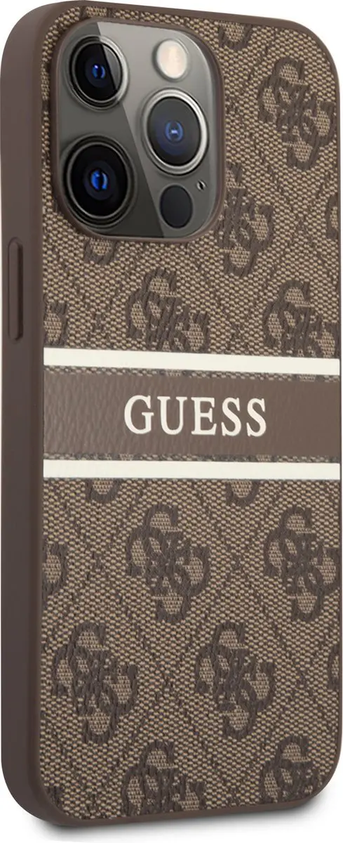 Guess iPhone 13 Pro Hoesje - Bruin PU - MagSafe - afbeelding 6 van 6