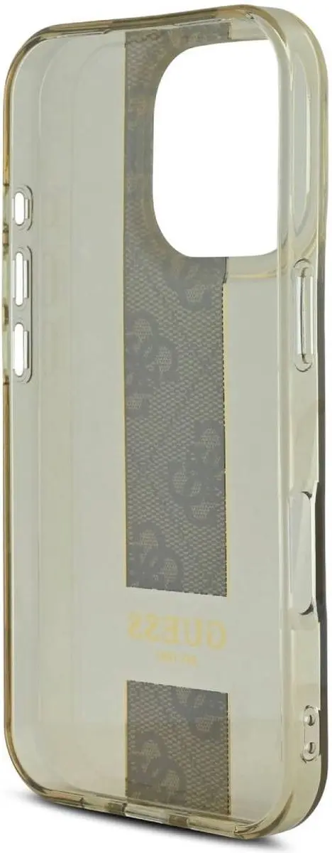 GUESS Beschermhoes iPhone 16 Pro Max GUHCP16XHS4PPW - Bruin