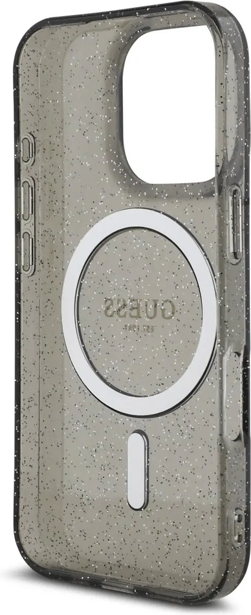 GUESS Backcover iPhone 16 Pro Magsafe IML - Zwart