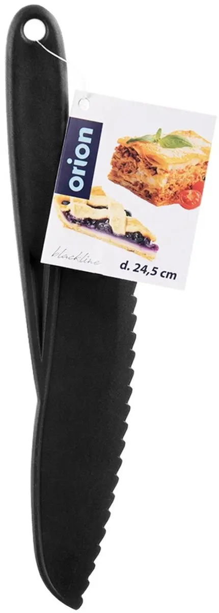 Orion Blackline Taartmes 24,5cm - Zwart