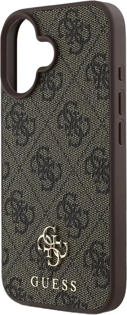 Guess iPhone 16 Backcover Magsafe - Bruin GUHMP16SP4SM4MW