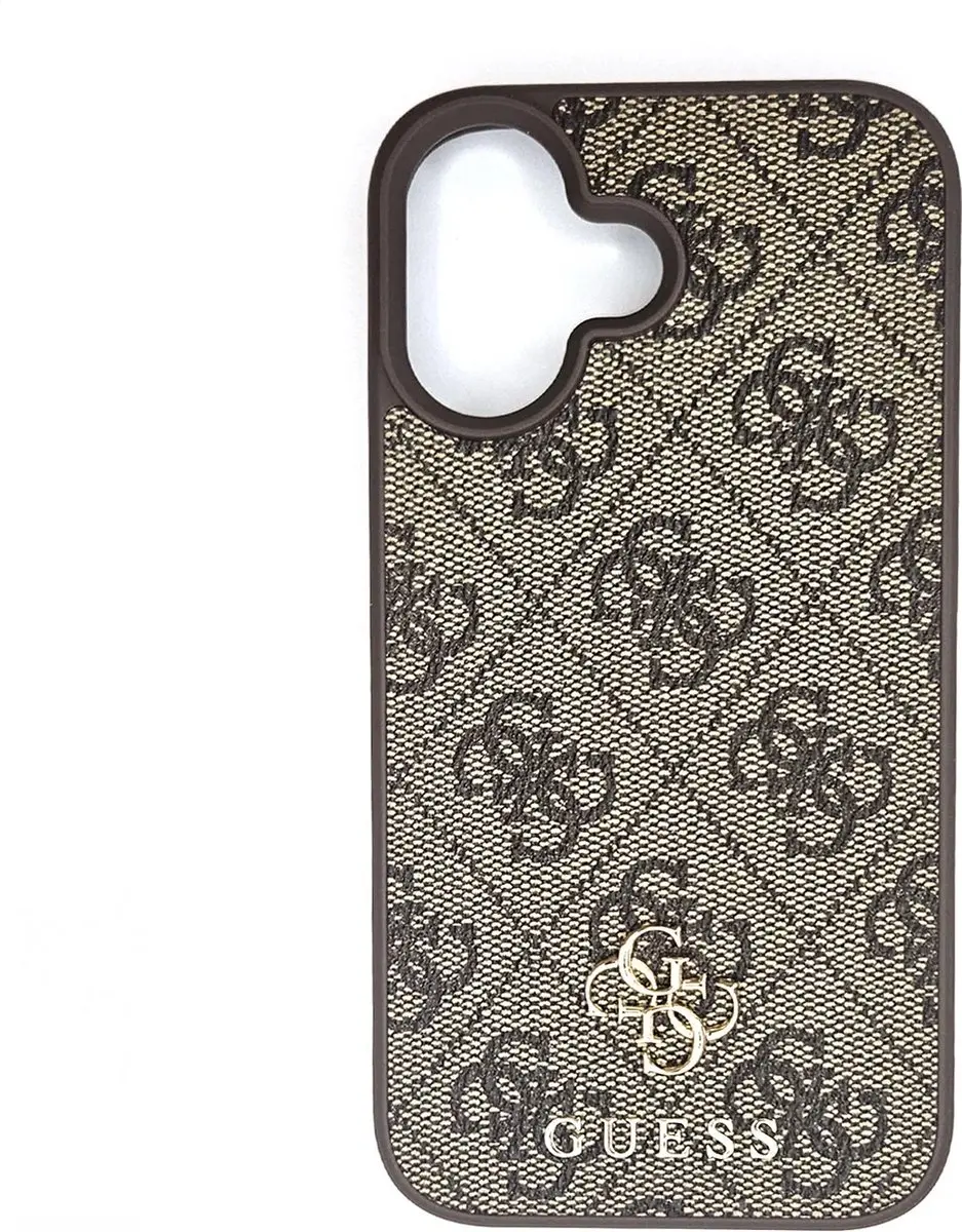 Guess iPhone 16 Backcover Magsafe - Bruin GUHMP16SP4SM4MW - afbeelding 6 van 6