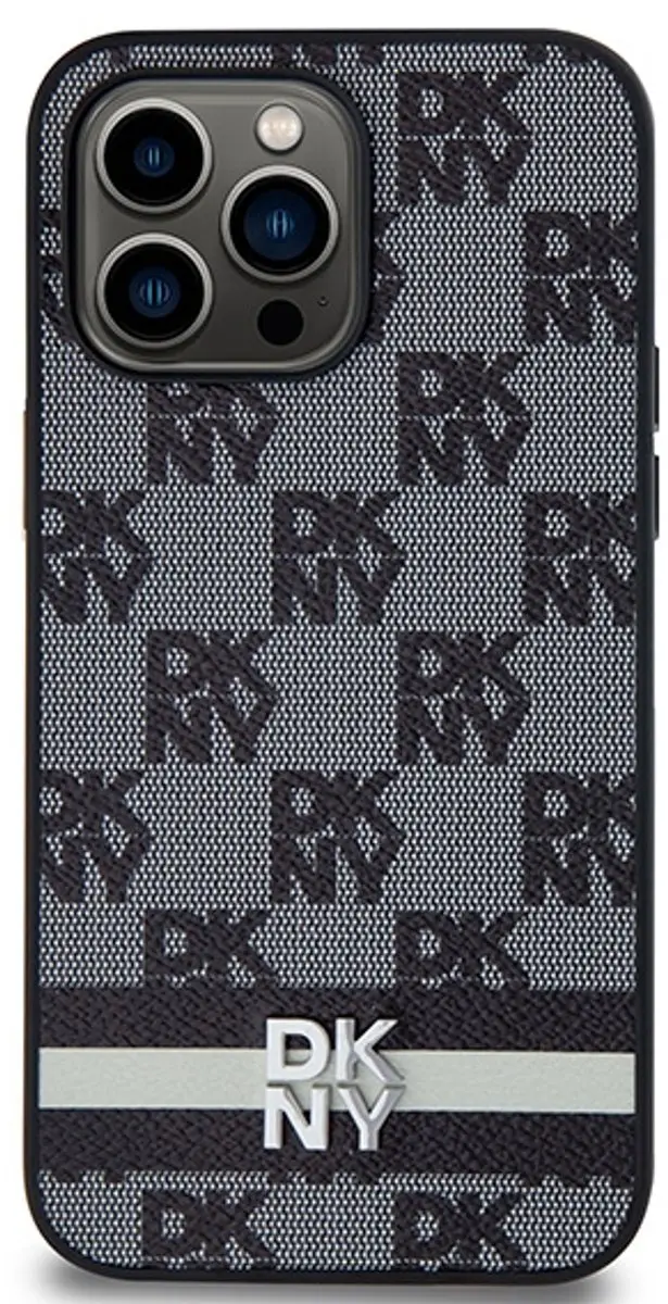 DKNY Checkered Back Case - Zwart - DKHCP14XPCPTSSK