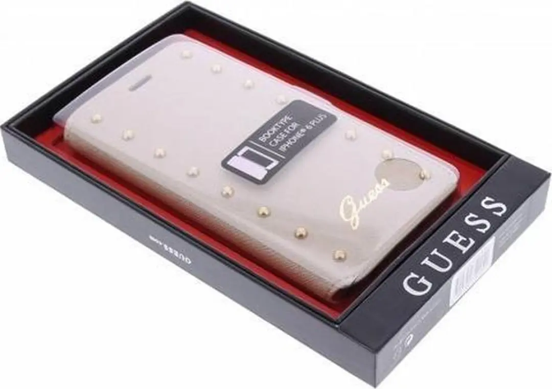 GUESS iPhone 6/6s Hoesje - Kunstleer - Wit