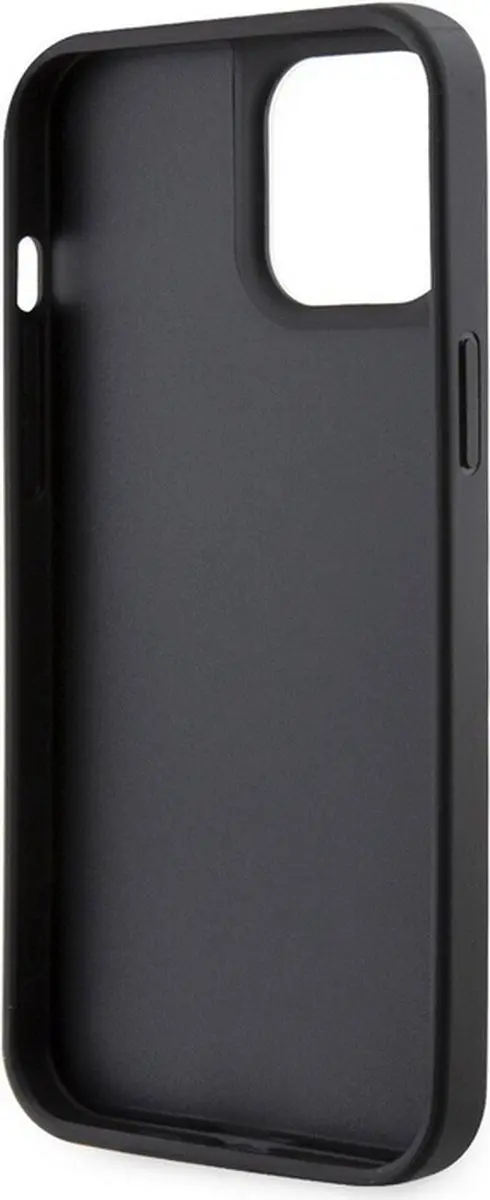 GUESS Zwart Hoesje iPhone 12 Pro Max - GUHCP12LPRTBK
