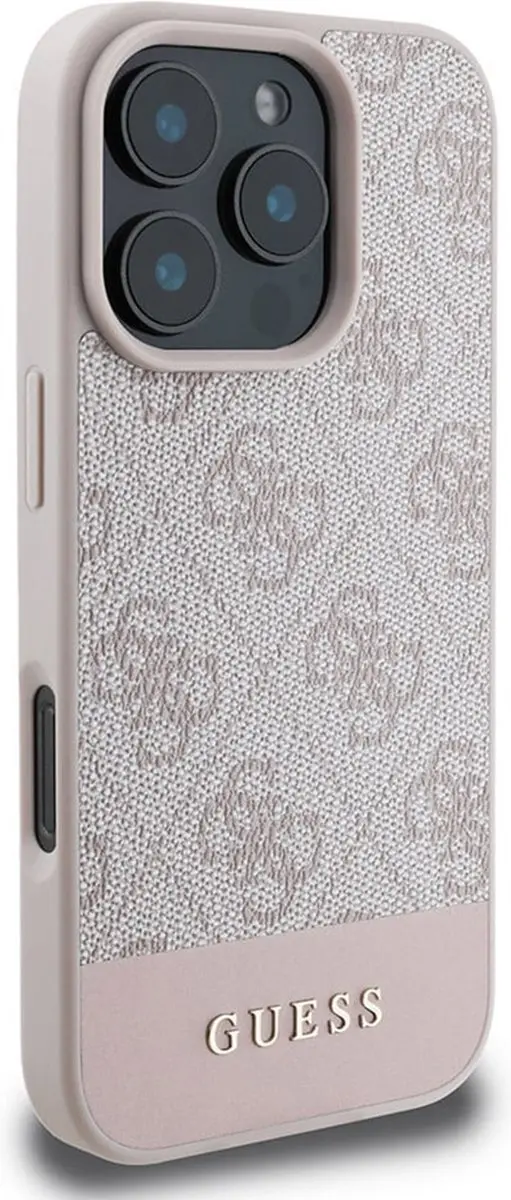 Guess GUHCP16LG4GLPI Hoesje iPhone 16 Pro - Roze