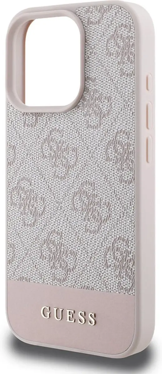 Guess GUHCP16LG4GLPI Hoesje iPhone 16 Pro - Roze - afbeelding 6 van 6