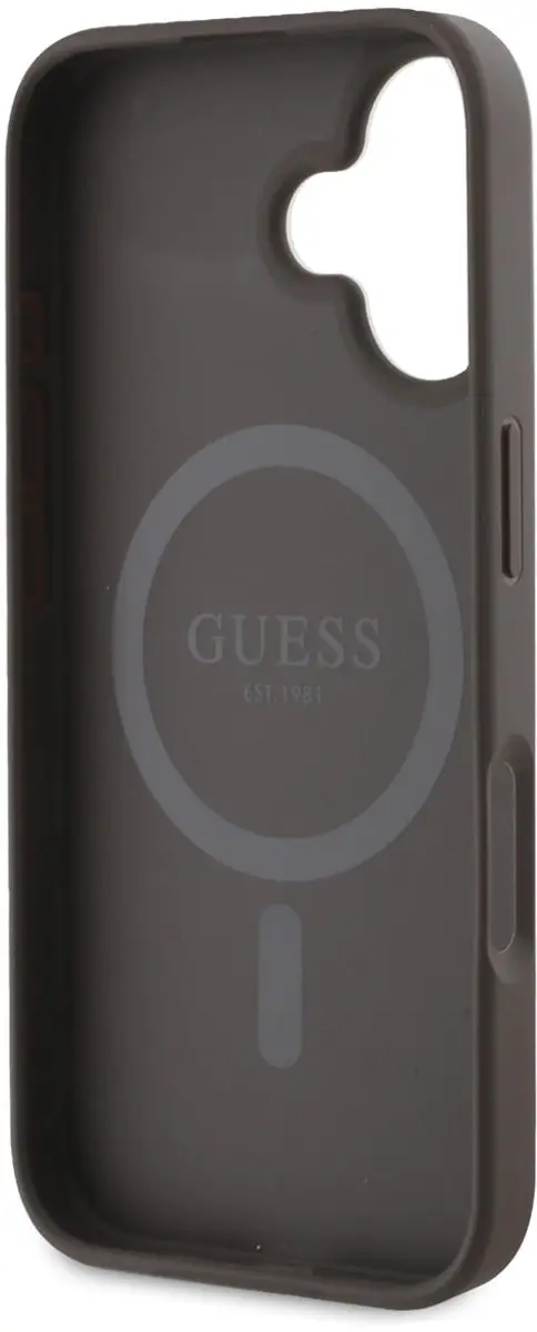 Guess iPhone 16 Pro Max Hoesje - MagSafe Bruin - afbeelding 6 van 6
