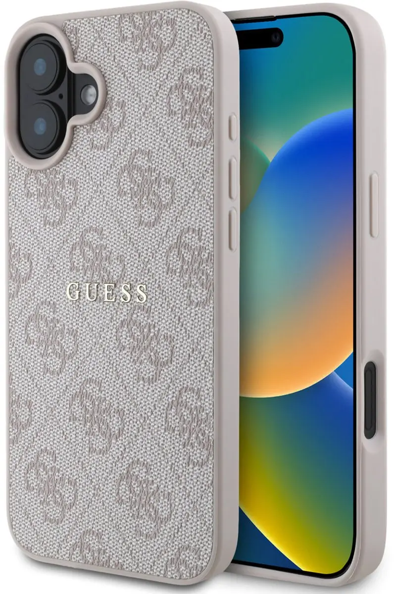 GUESS Telefoonhoesje iPhone 16 MagSafe Roze
