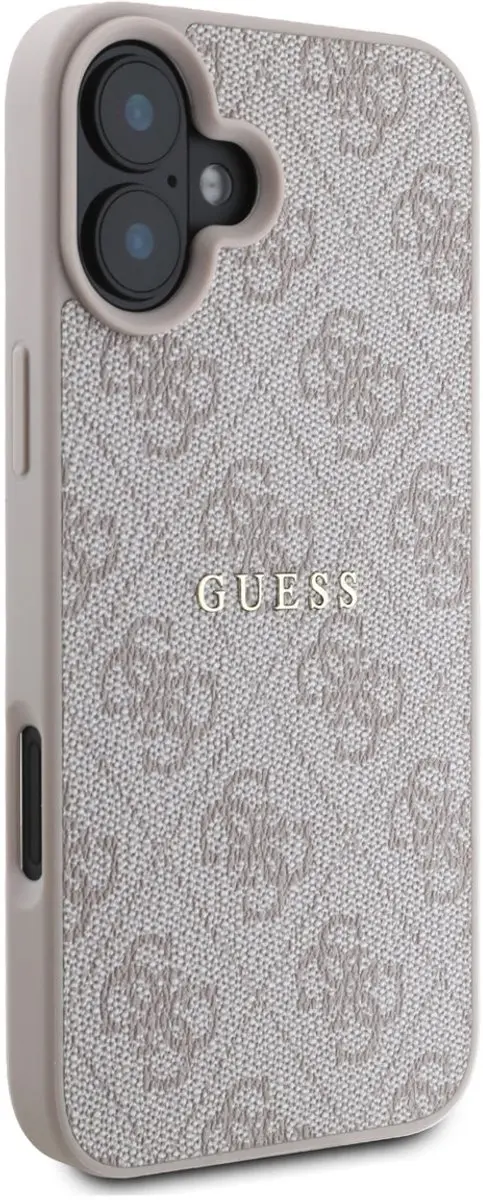 GUESS Telefoonhoesje iPhone 16 MagSafe Roze - 3666339321932