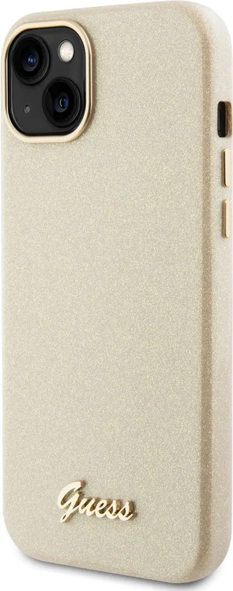 Guess iPhone 15 Plus TPU Hoesje Goud