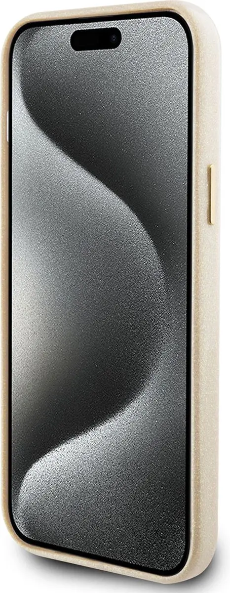 Guess iPhone 15 Plus TPU Hoesje Goud