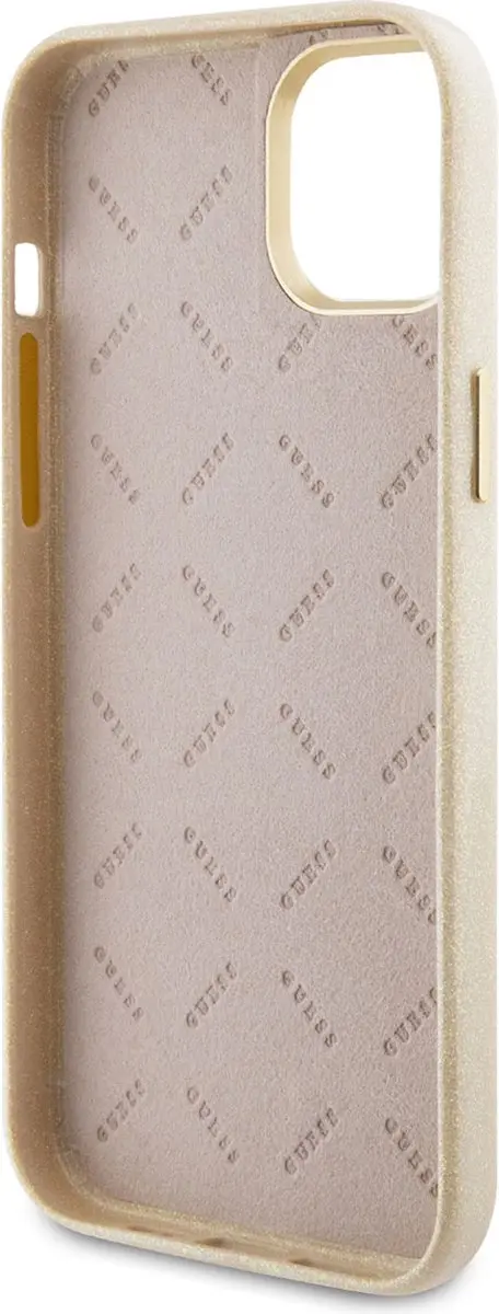 Guess iPhone 15 Plus TPU Hoesje Goud
