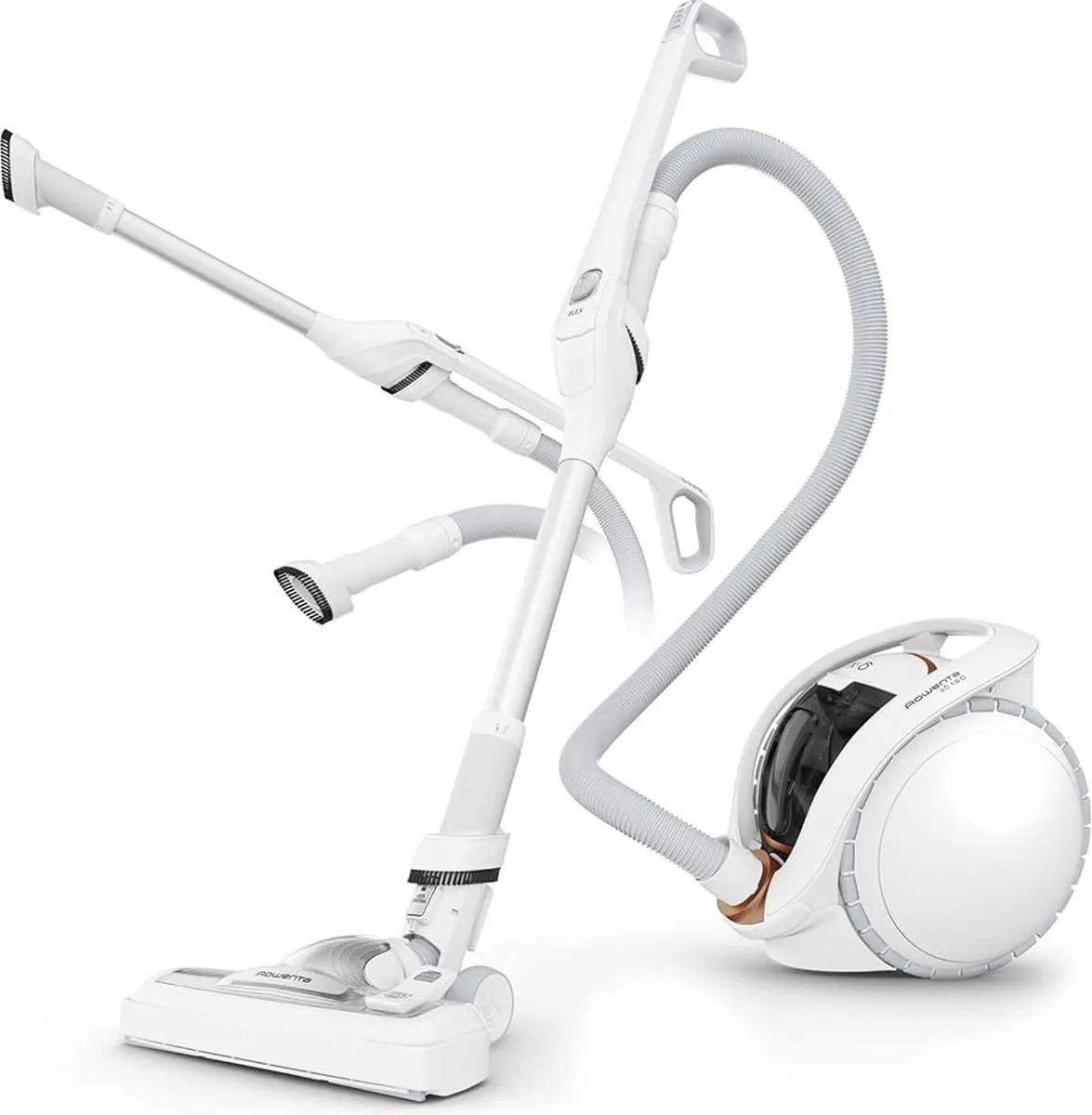 Rowenta X-Ô 160 IX7777 Snoerloze Sledestofzuiger - 140 Airwatts - 1L - Zwart/Wit