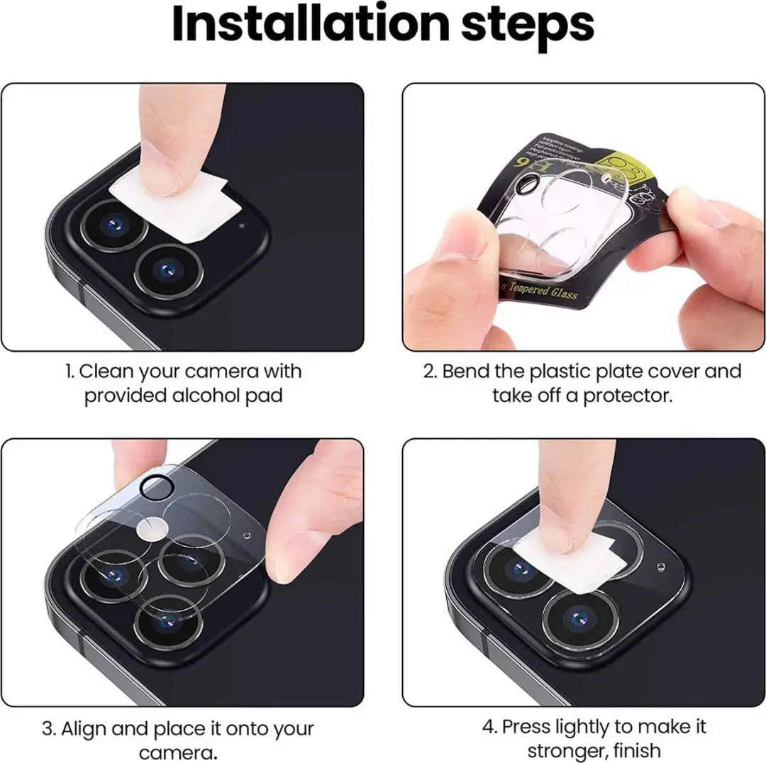 Fonu iPhone 13 Cameralens Protector - Transparant