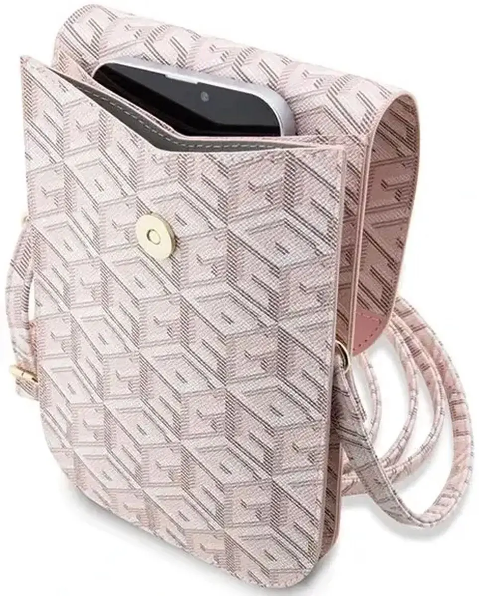 Guess G-Cube Heuptas - 7 Inch - 3 Pasjes - Roze
