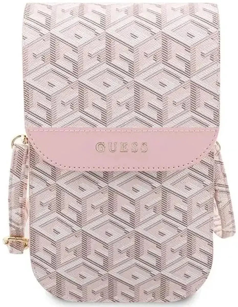 Guess G-Cube Heuptas - 7 Inch - 3 Pasjes - Roze