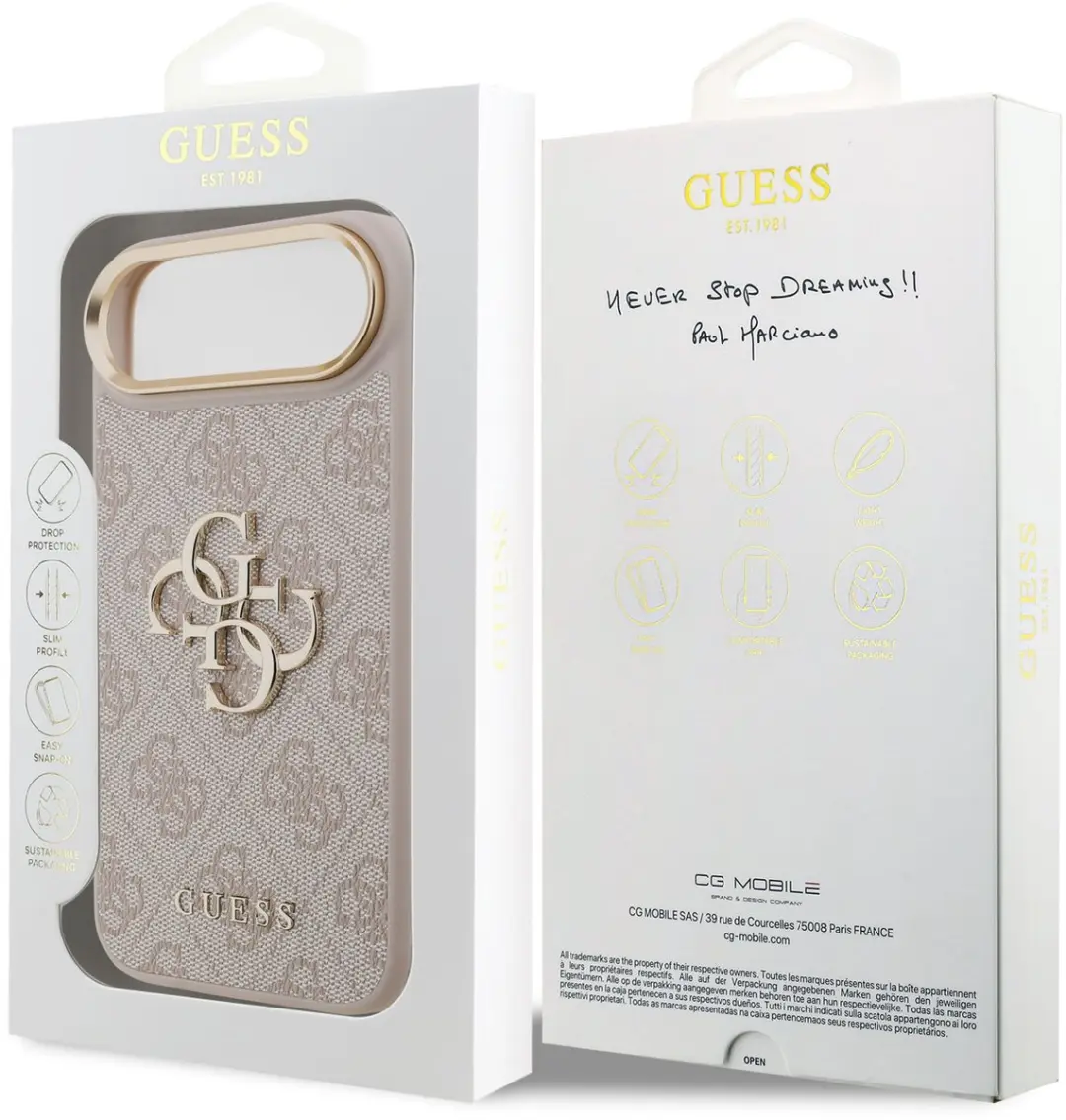 Guess iPhone 17 Air Back Cover - Roze - TPU - MagSafe