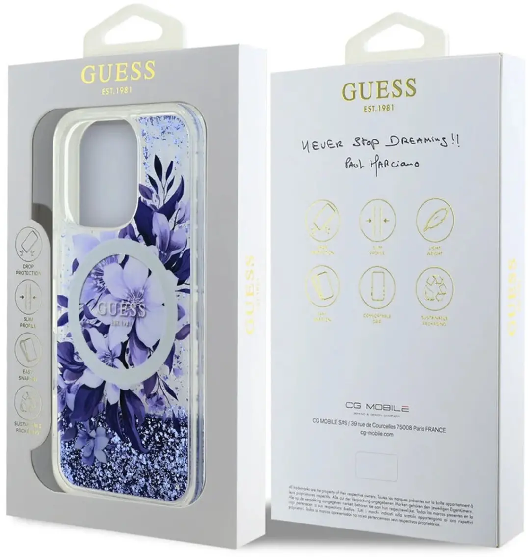 Guess iPhone 16 Pro Max Backcover - Paars