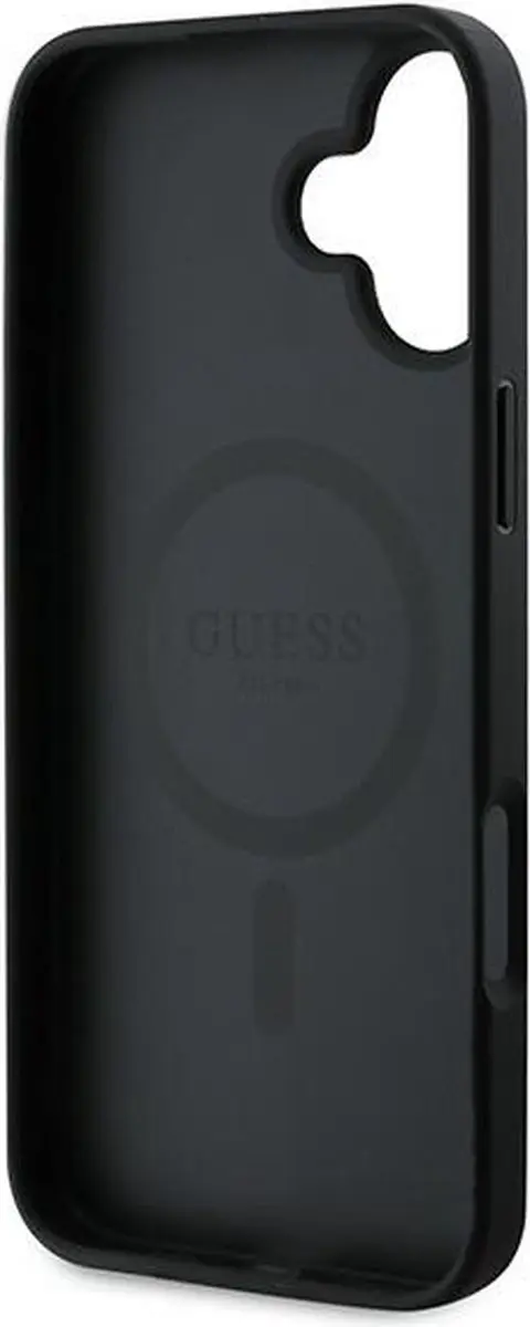 Guess 4G Ring Classic Logo Hoesje GUHMP16MG4GFRK - iPhone 16 Plus - Zwart