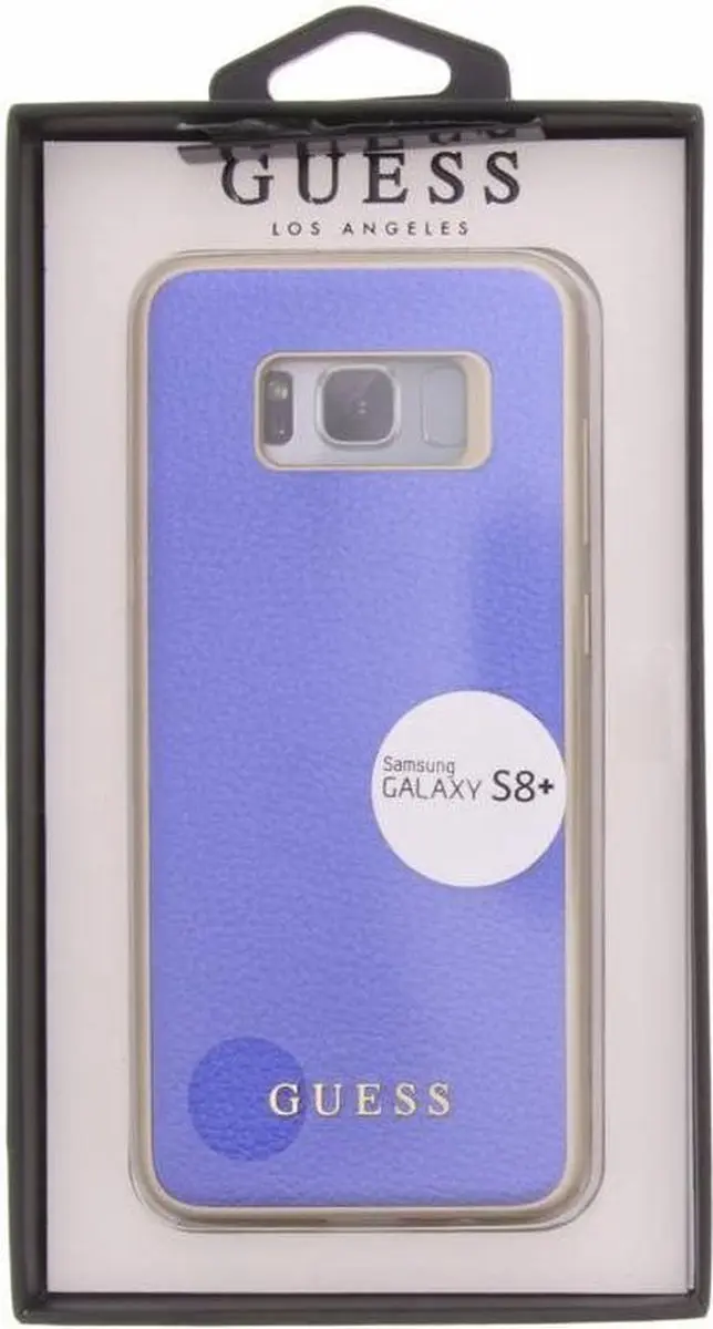 GUESS Samsung Galaxy S8+ Hoesje G955U40039501 - Blauw Kunstleer