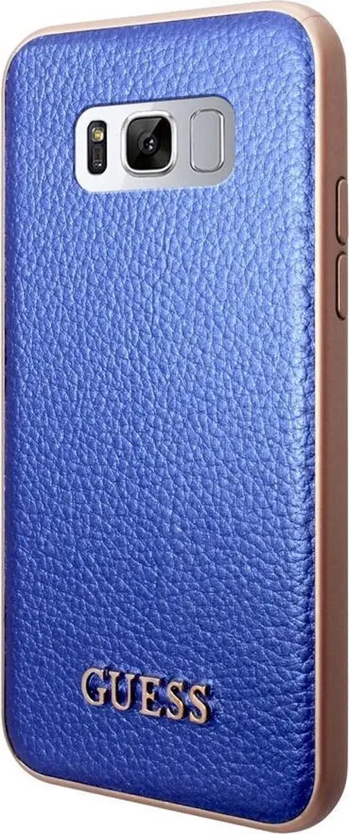 GUESS Samsung Galaxy S8+ Hoesje G955U40039501 - Blauw Kunstleer