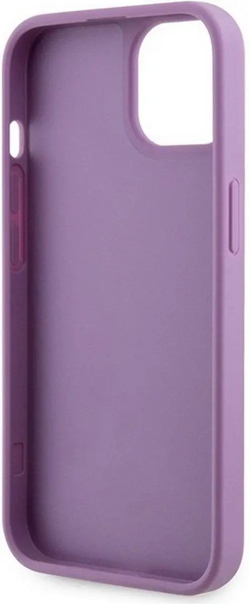 Guess Paarse Rhinestones Hoesje voor iPhone 15 Plus - GUHCP15MHDGTPU