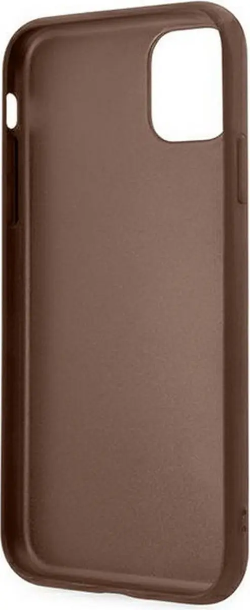 GUESS Backcase Hoesje iPhone 11/XR - Kunstleer Bruin - S212-3 - afbeelding 2 van 5