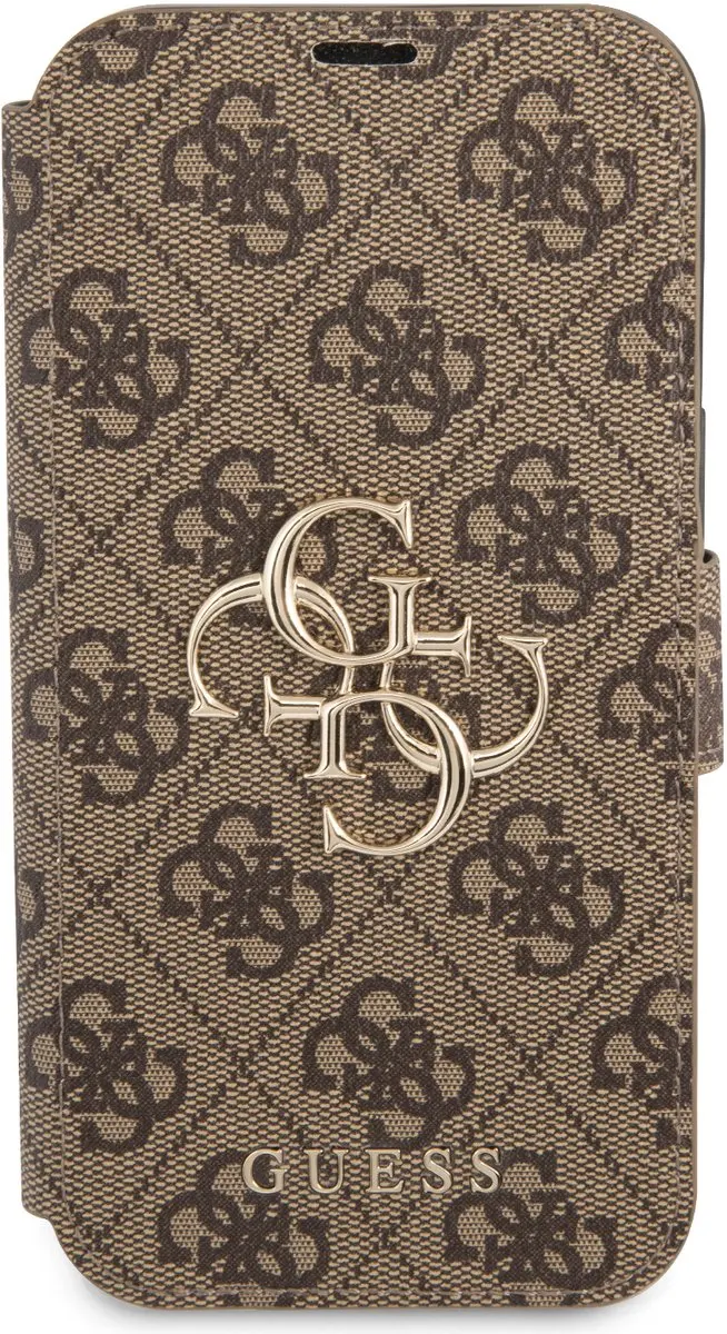 GUESS Bookcase Hoesje iPhone 13 Mini - 3 Stuks - Bruin - afbeelding 4 van 6