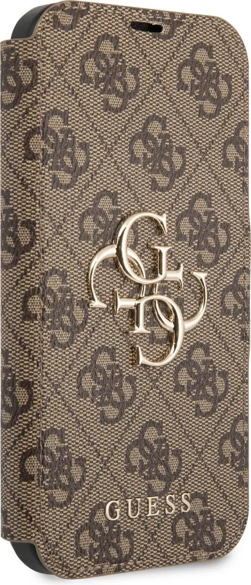 GUESS Bookcase Hoesje iPhone 13 Mini - 3 Stuks - Bruin - afbeelding 5 van 6