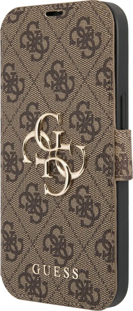 GUESS Bookcase Hoesje iPhone 13 Mini - 3 Stuks - Bruin - afbeelding 3 van 6