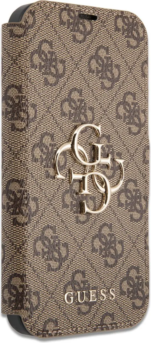 GUESS Bookcase Hoesje iPhone 13 Mini - 3 Stuks - Bruin - afbeelding 6 van 6