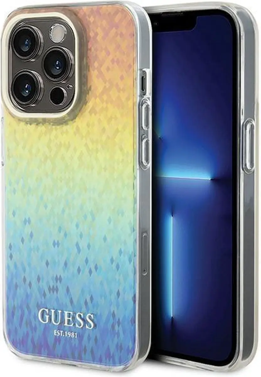 GUESS IML Faceted Mirror Disco Hoes