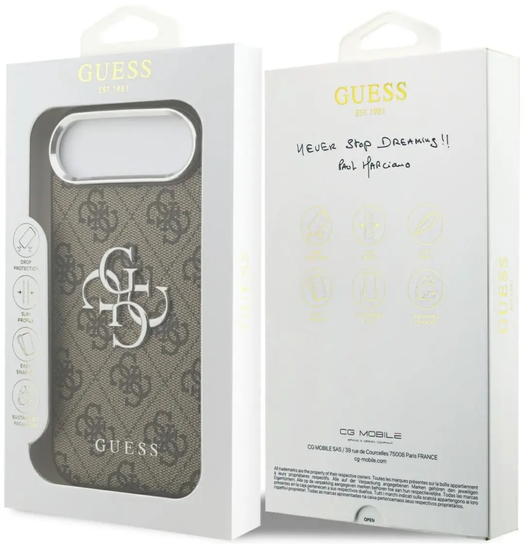 Guess Back Cover iPhone 17 Air 3666339517922 - Bruin - afbeelding 6 van 6