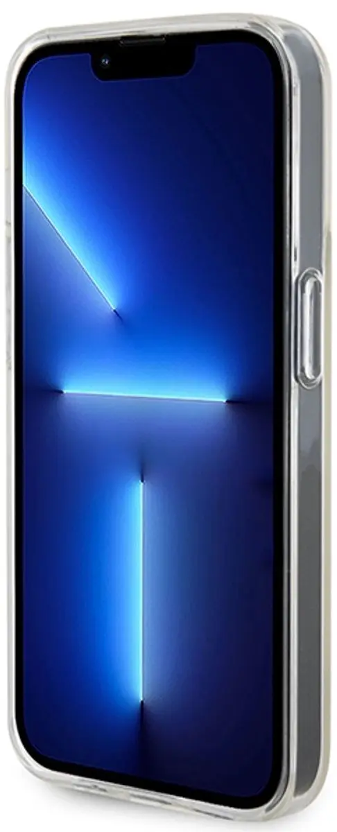 Guess Faceted Mirror Disco Hoesje - iPhone 15 Pro - Roze