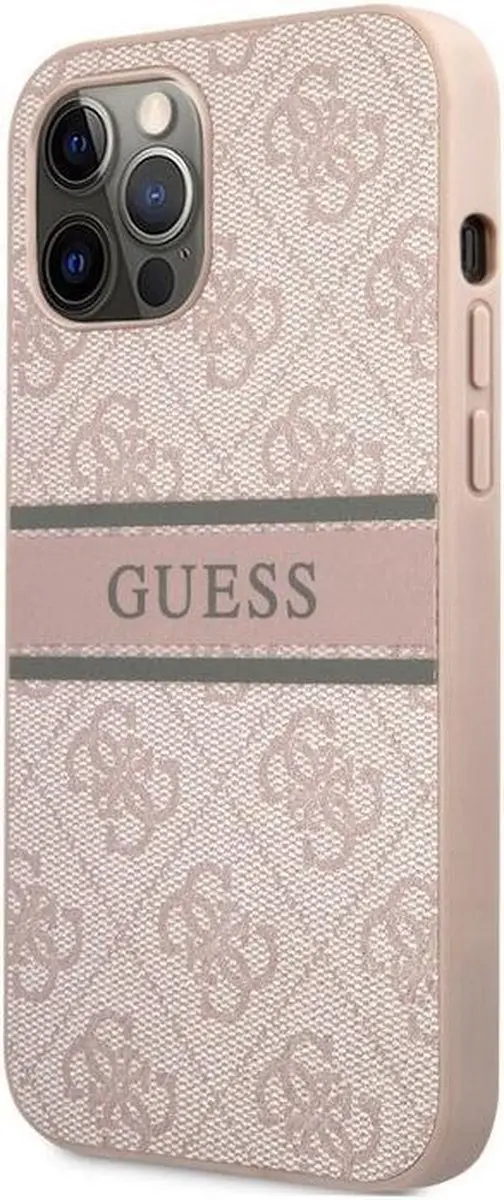 Guess 4G Printed Stripe Back Case iPhone 12/12 Pro