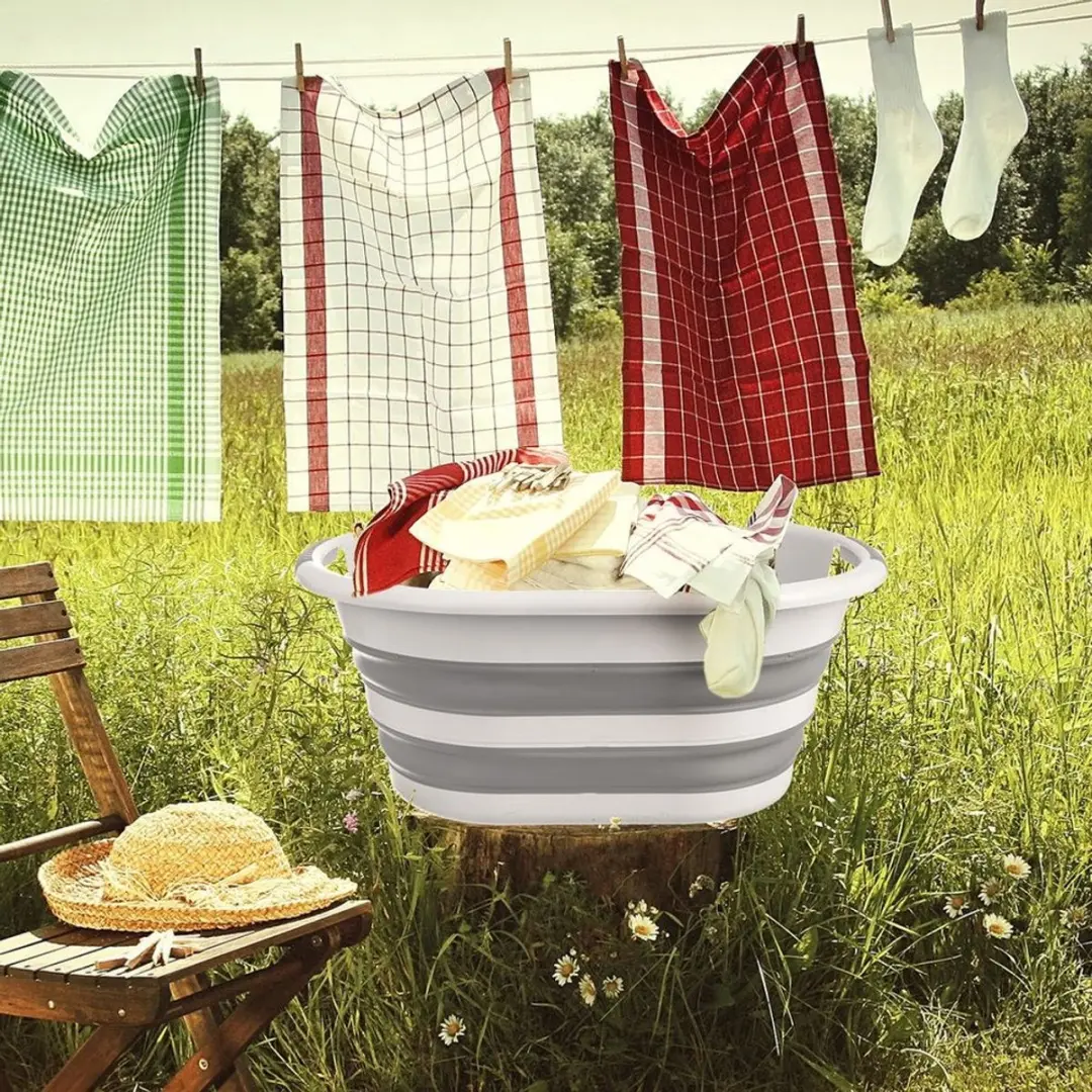 Orion Opvouwbare Wasmand 38L - Grijs