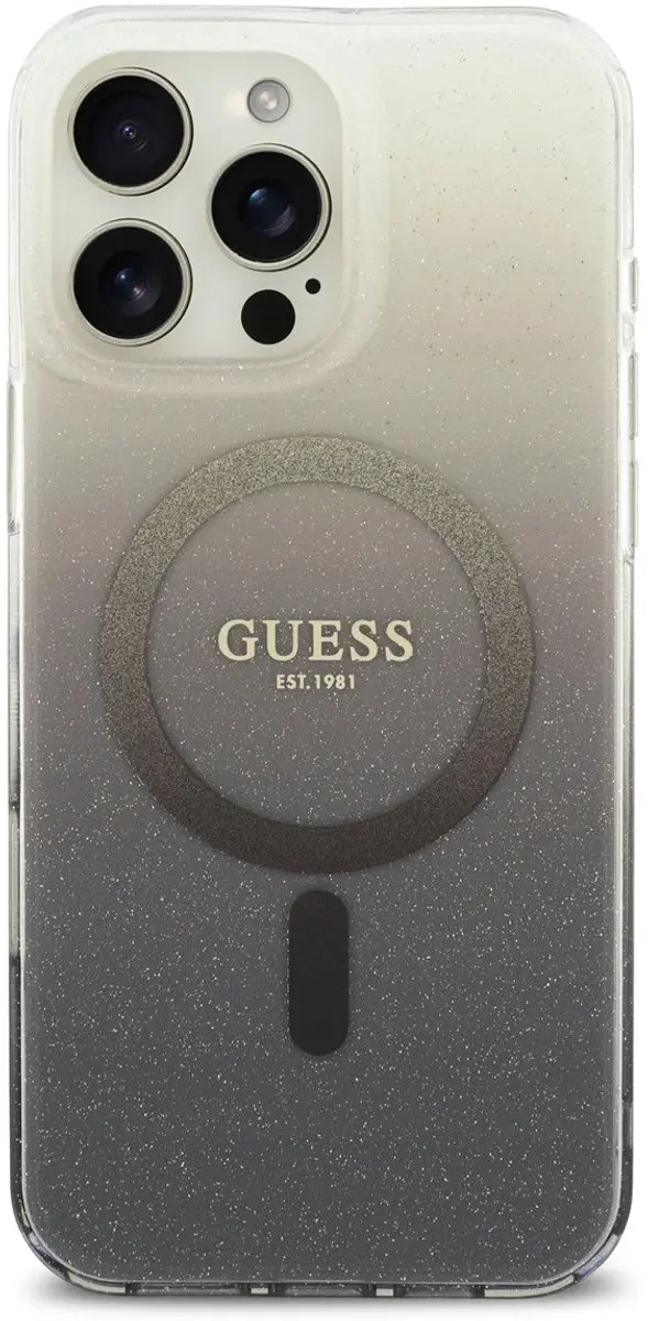 GUESS Telefoonhoesje iPhone 16 Pro Max 3666339455828 - Zwart