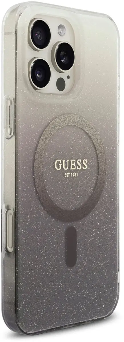 GUESS Telefoonhoesje iPhone 16 Pro Max 3666339455828 - Zwart