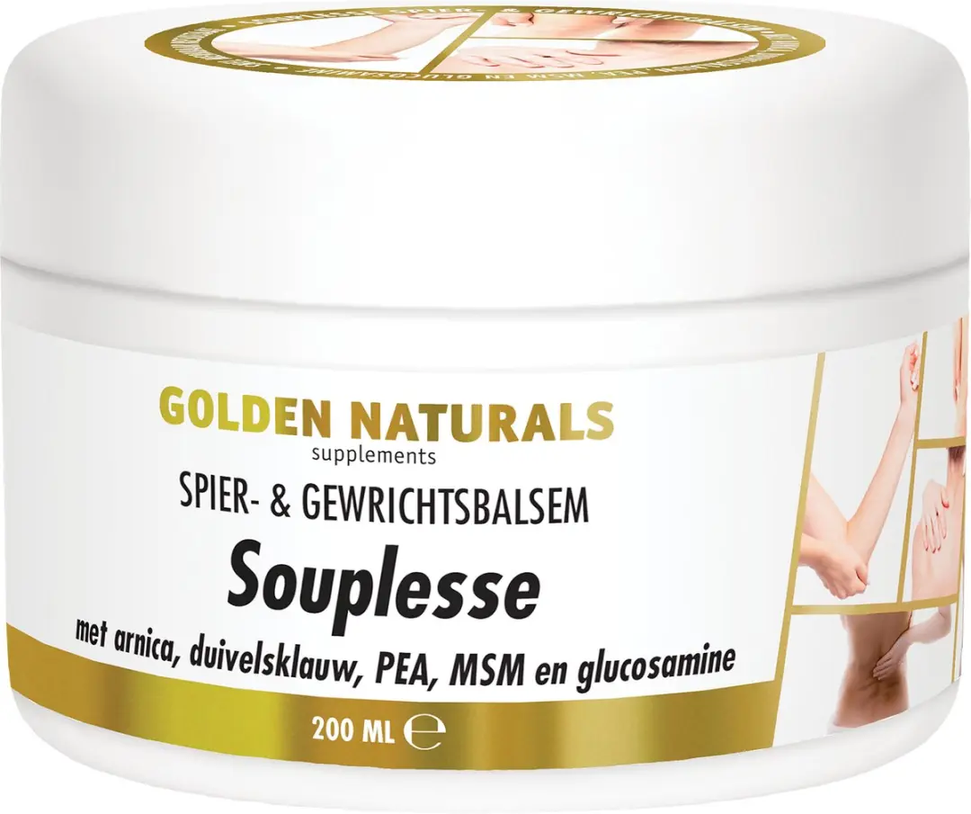 Golden Naturals Souplesse Spier- & Gewrichtsbalsem 200ml