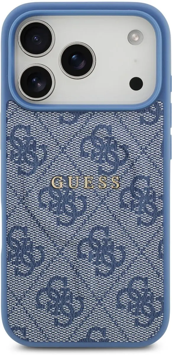 GUESS Back Cover iPhone 17 Pro - Blauw