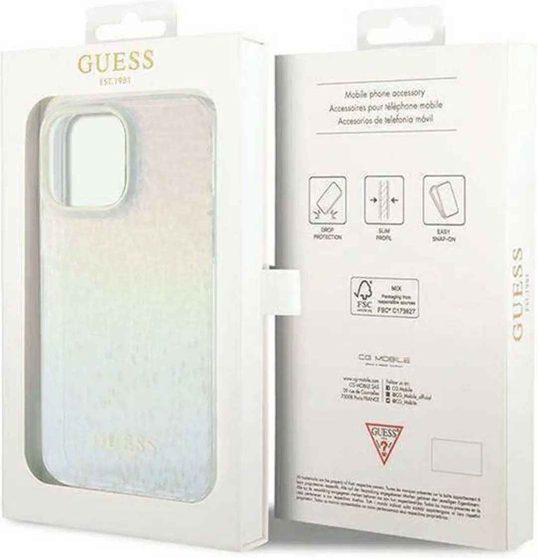 Guess iPhone 13 Pro Max Disco Etui - IML Technologie - Meerkleurig - afbeelding 6 van 6